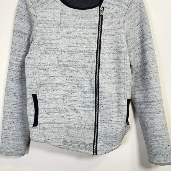 SCOTCH & SODA | MAISON SCOTCH GREY ZIP BLAZER JACKET - Picture 5 of 16